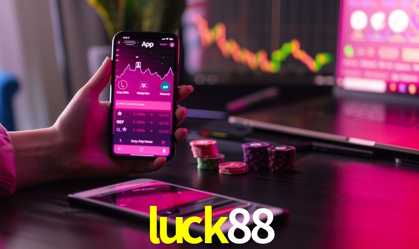 Comparação APP mobile vs versão web da luck88